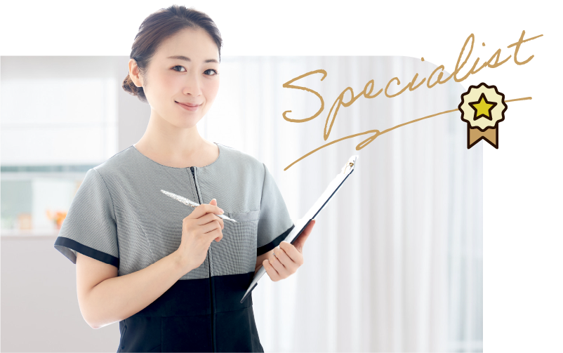 接客・技術力 が 高い（イメージ）