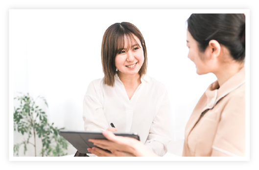 施術の流れのイメージ